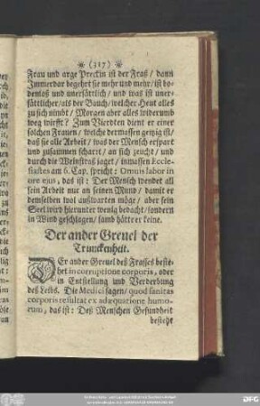 Der andere Greuel der Trunckenheit.