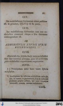 X. De Adminiculis Studii Iuris Ecclesiastici.