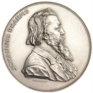 Medaille Johannes Brahms