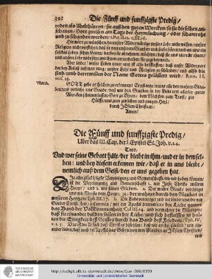Die Fünff und funffzigste Predig