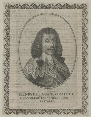 Bildnis des Henry de Loraine, Comte de Harcourt