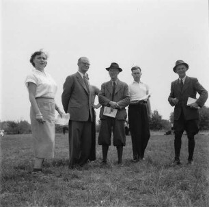 Markkleeberg. Preisrichter : Markkleeberg, agra Landwirtschaftsausstellung, Preisrichter, Juni 1954