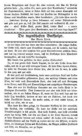 Die tugendhaften Beekholzer