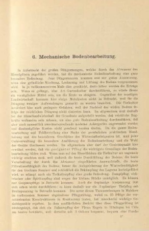 6. Mechanische Bodenbearbeitung