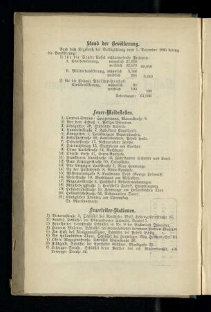 Feuer-Meldestellen