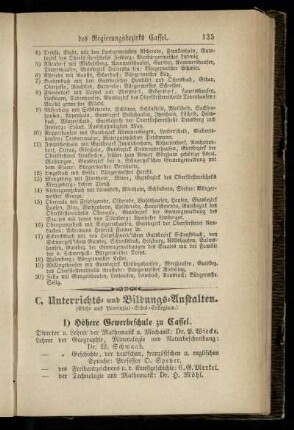 Unterrichts- und Bildungs-Anstalten
