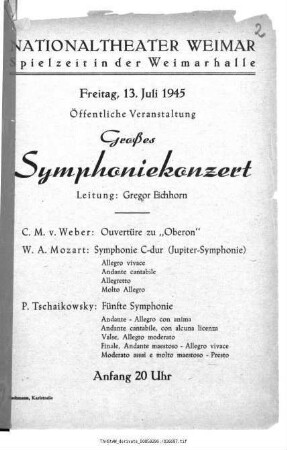 Großes Symphoniekonzert
