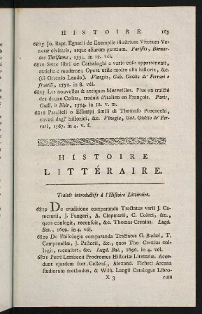 165-180, Traités introductifs - Histoire & Annales de l'Imprimerie