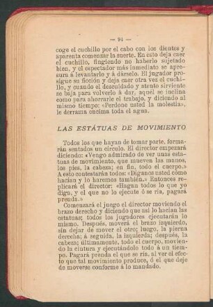 Las estátuas de movimiento