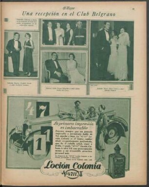 Una recepción en el Club Belgrano