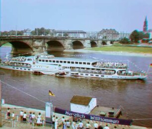dieselelektrisches Seitenradschiff "Friedrich Engels", 1963, VEB Schiffswerft Roßlau