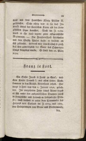 Franz le Fort.