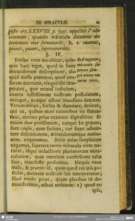 §. IV. Sed negatur, miracula superare semper omnes naturae vires