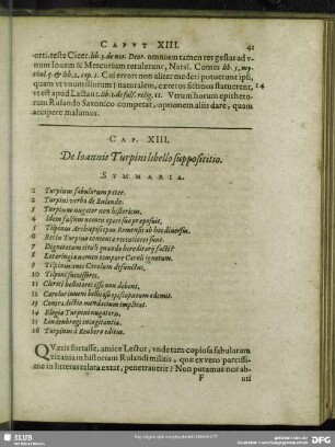 Cap. XIII. De Joannis Turpini libello supposititio