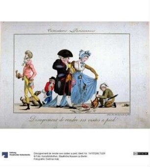 Désagrement de rendre ses visites a pied