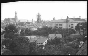 Kamenz. Blick vom Albertplatz über Kamenz