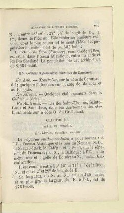 Chapitre III. Suéde et Norvége