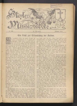 5. Heft. 41. Jahrgang. Februar 1914
