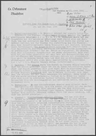 Beimbach: Inspektionsbericht 1964