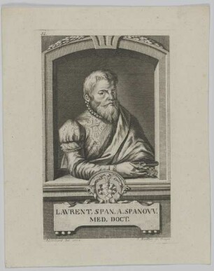Bildnis des Laurentius Span a Spanow