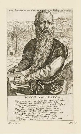 Bildnis Jan Cornelisz Vermeyen, aus: "Malerbildnisse"
