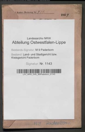 Erblasser: Willecke, Maria , geb. Risse; Ehepartner: Willecke, Engelbert: