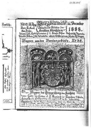 Bergblumen. Illustrierte Blätter der Section Strehlen des Gebirgsvereins f. d. Sächs.-Böhm. Schweiz