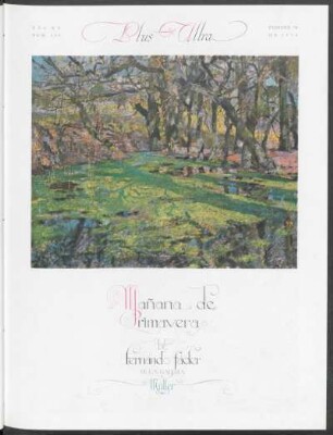 "Mañana de primavera", óleo