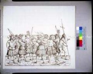 Aus dem Triumphzug Maximilian I. - Die kalikutischen Leute (II)