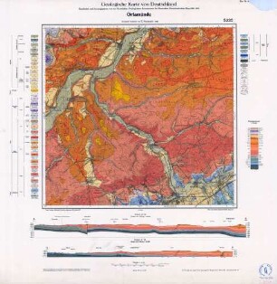 5235 Orlamünde, Geologische Karte von Deutschland