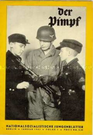 Jugendzeitschrift "Der Pimpf" u.a. zur Ausbildung der Hitler-Jugend