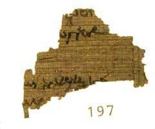 Inv. B Gruppe 5 IIB 197, Köln, Papyrussammlung