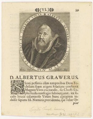 Bildnis des Albertus Grawerus