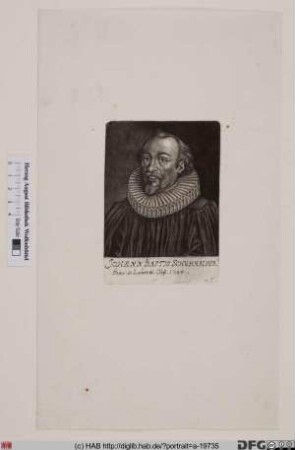 Bildnis Johann Baptist Schuhmacher