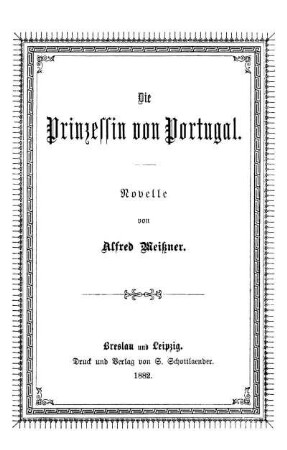 Die Prinzessin von Portugal
