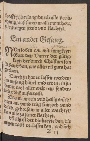 Ein ander Gesang. ||