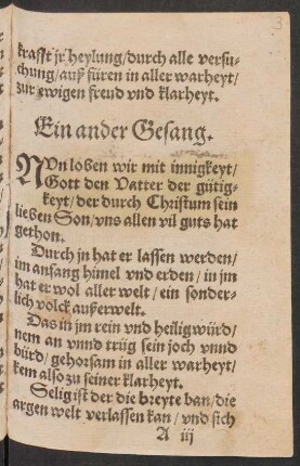 Ein ander Gesang. ||