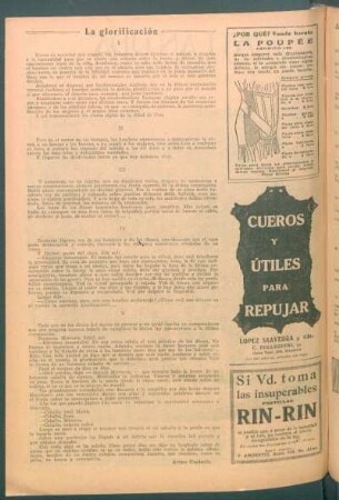 La glorificación