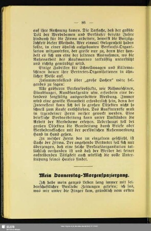 Mein Donnerstag-Morgenspaziergang