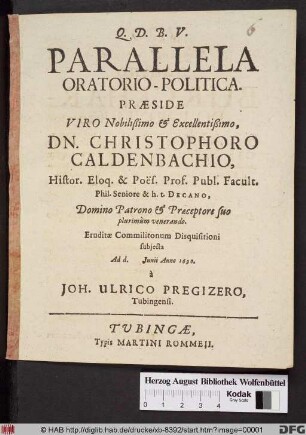 Parallela Oratorio-Politica