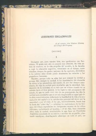 Cuestiones educacionales