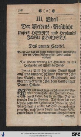 Das neunte Capitel.