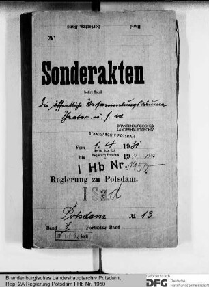 Öffentliche Versammlungsräume und Kinos in Potsdam