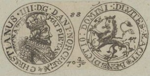 Bildnis von Christianus IIII., König von Dänemark