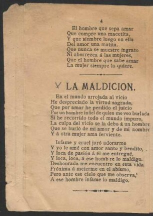 La maldición.
