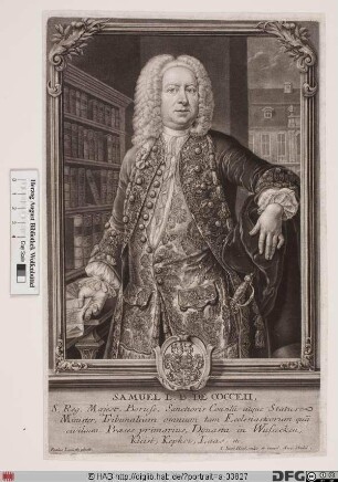 Bildnis Samuel Cocceji (1749 Frhr. von)