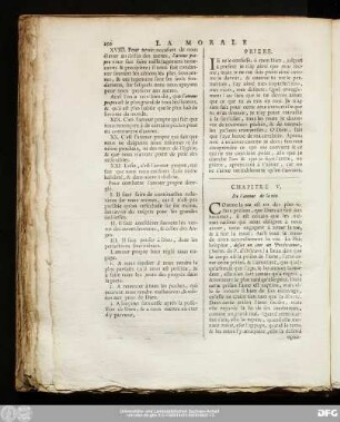 Chapitre V. De l'amour de la vie.