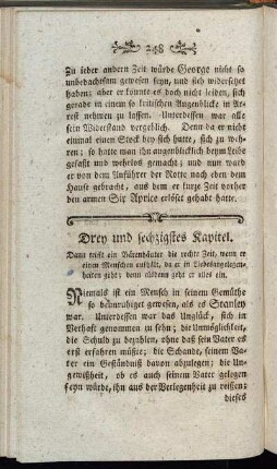 Drey und sechzigstes Kapitel. Dann trifft ein Bärenhäuter die rechte Zeit, wenn er einen Menschen aufhält, da er in Liebesangelegenheiten geht; denn alsdenn geht er alles ein.