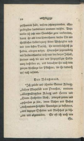 Der Bürgereid