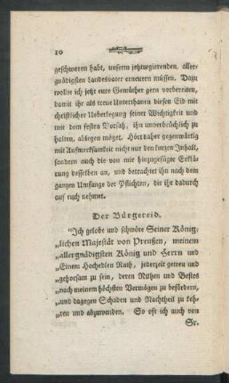 Der Bürgereid